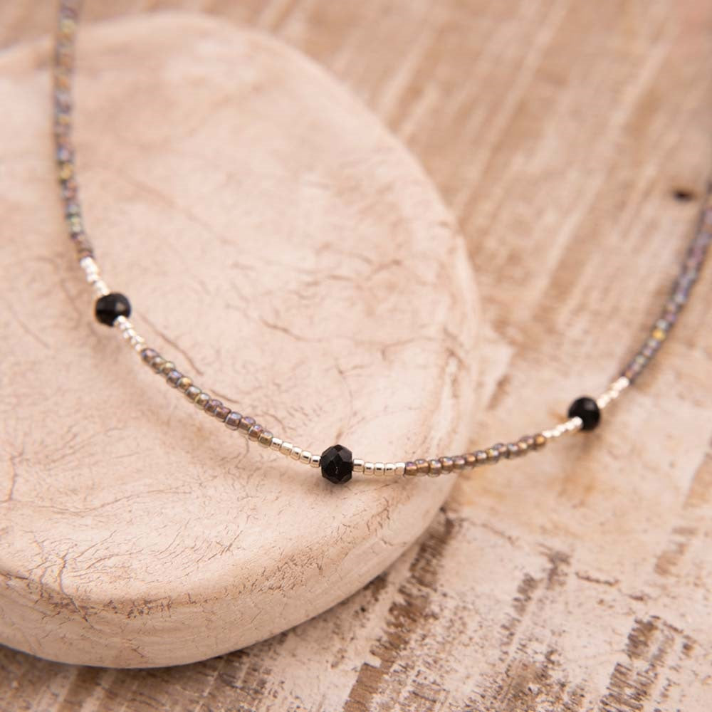 Brightly Black Onyx Ketting