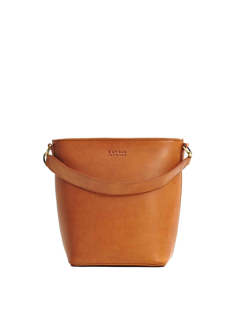 Bobbi Bucket Tas Midi Cognac