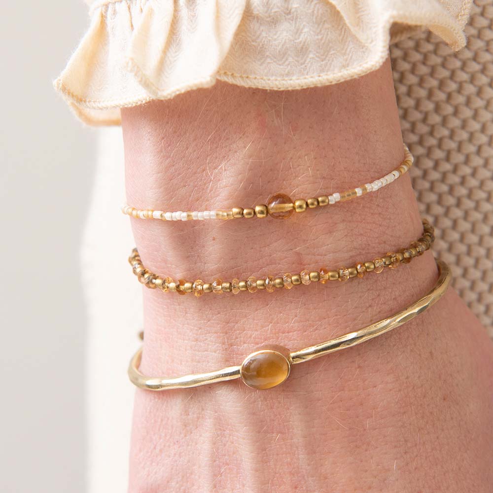 Iris Citrine Armband