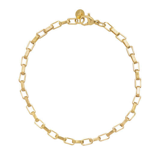 Chain Square Armband Goud