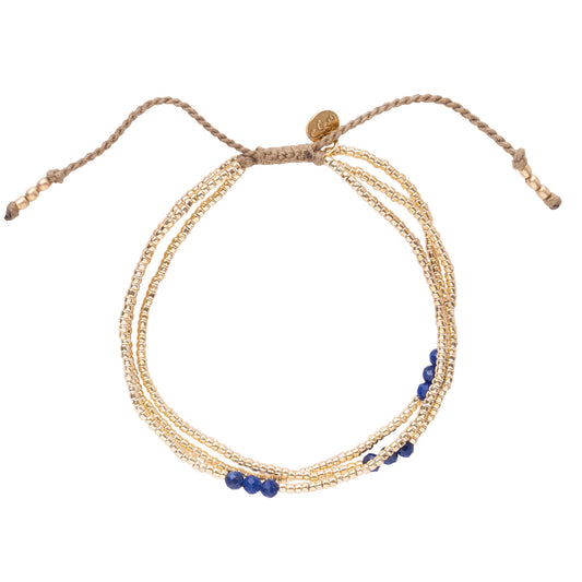 Shiny Lapis Lazuli Armband