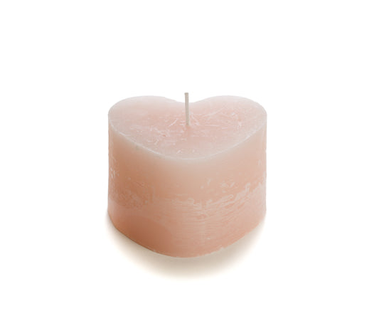 Candle Heart Pink