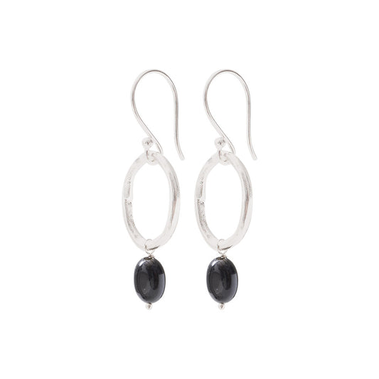 Graceful Black Onyx Earrings