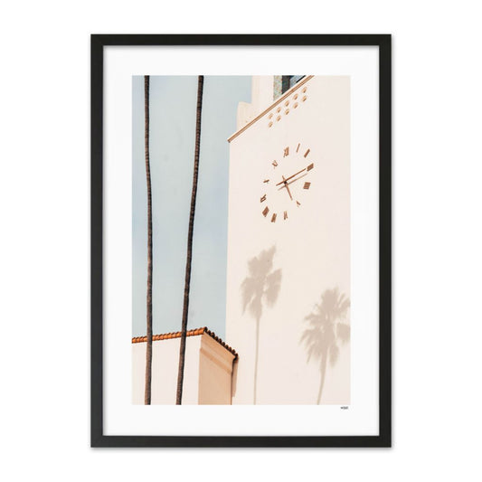 Los Angeles Time To Surf Poster