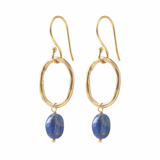 Graceful Lapis Lazuli Earrings