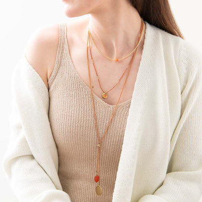 Timeless Carnelian Ketting