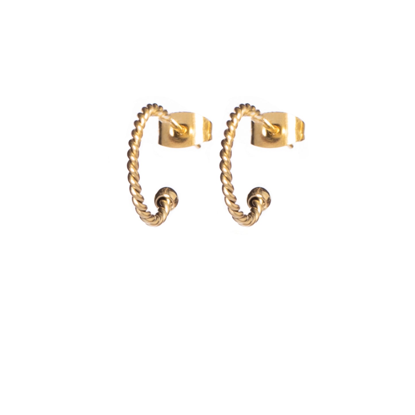 Twisted Earrings Gold