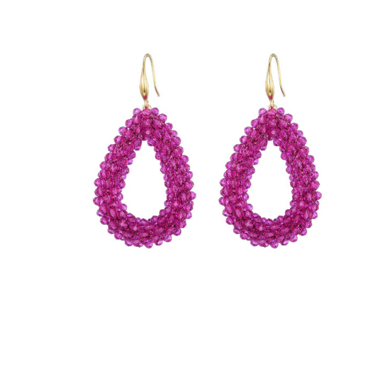 Statement Earrings Jolie Purple