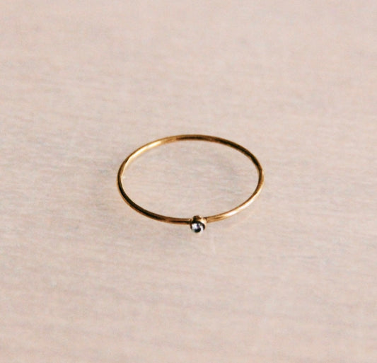 Minimalistische Ring Zirkonia