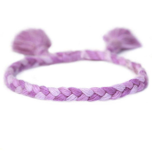 Braided Bracelet Purple