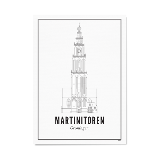Groningen Martinitoren Poster